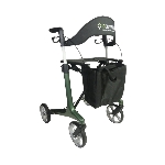 Rollator 4 roues en carbone NEO SMART en couleur vert
