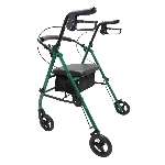 Déambulateur 4 roues acier