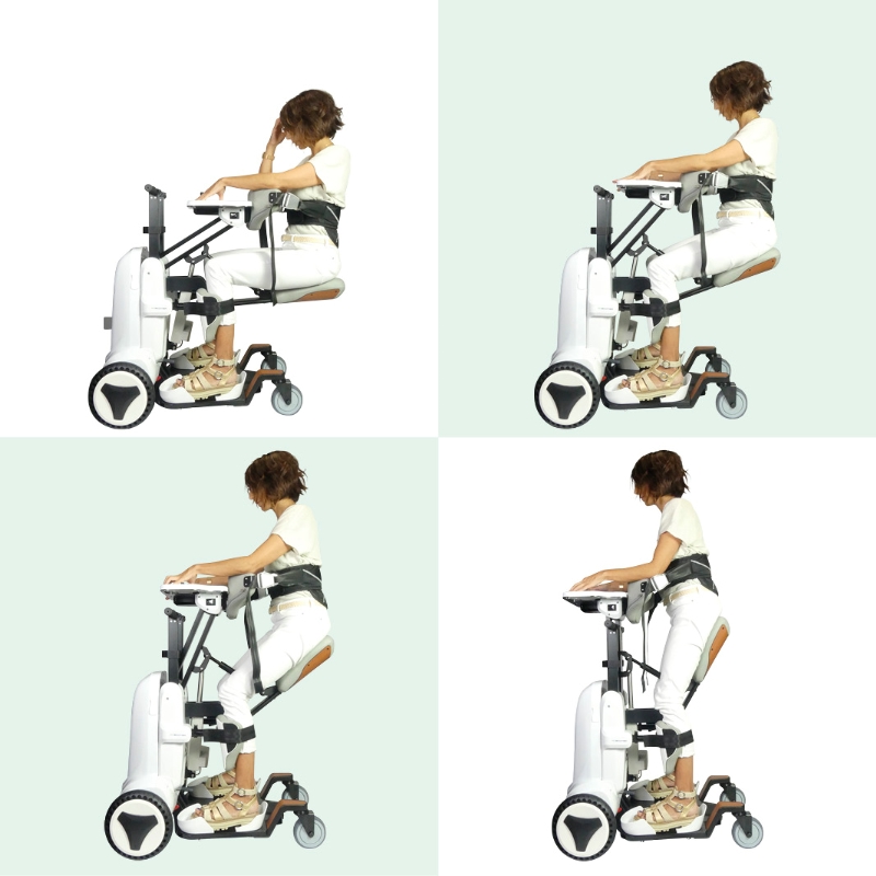 Transfert d'un fauteuil roulant vers le verticalisateur XZ-Droid Smart - réf. 875041