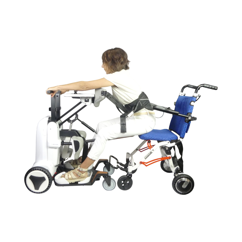 Installation sur le verticalisateur XZ-Droid Smart depuis un fauteuil roulant - réf. 875041