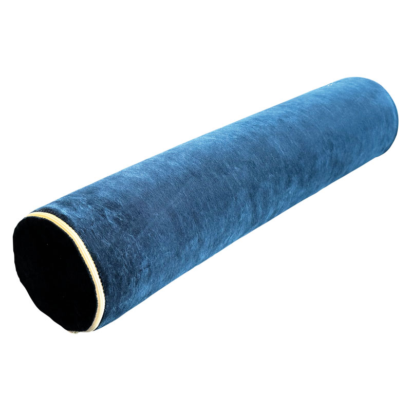 Coussin cylindrique velours