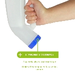 Men's urinal with screw-on lid