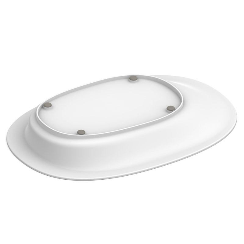 Assiette Henro plate avec fond incliné