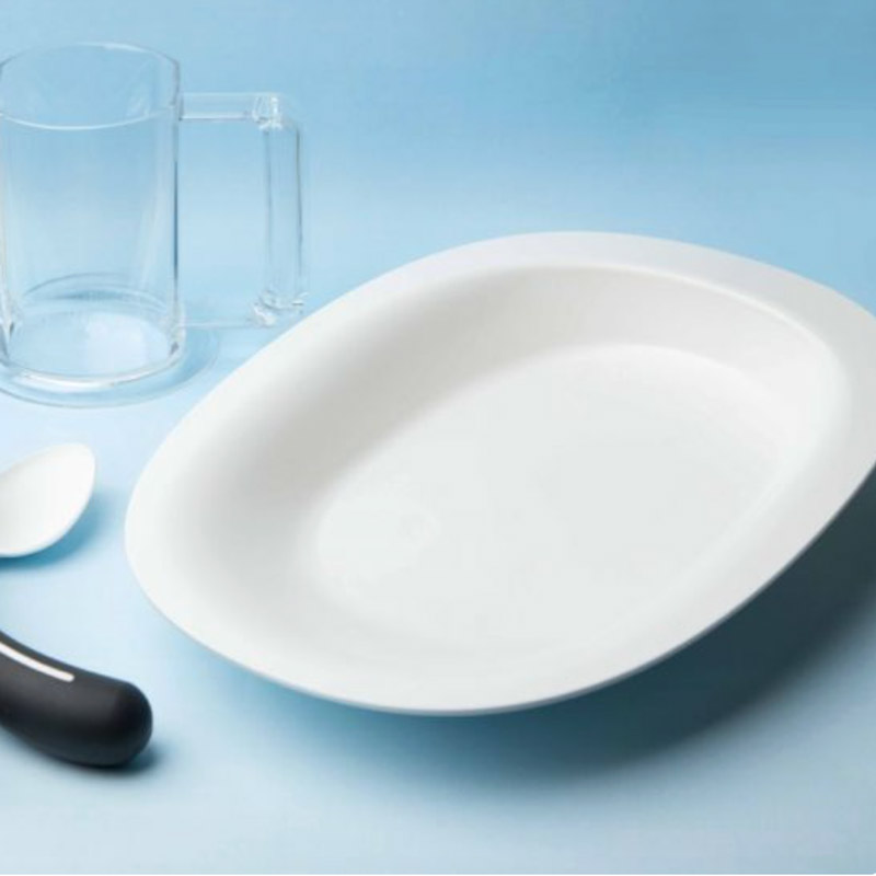 Assiette Henro plate pour faciliter les repas