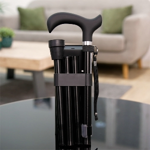 Canne design en aluminium pliante ou fixe