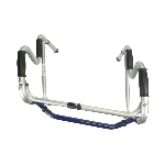 Le cadre de marche releveur pliant s'articule pour vous aider lors de la marche