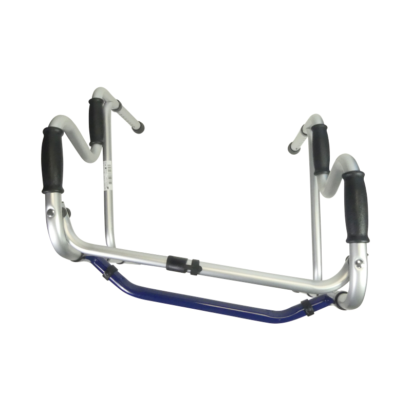 Le cadre de marche releveur pliant s'articule pour vous aider lors de la marche