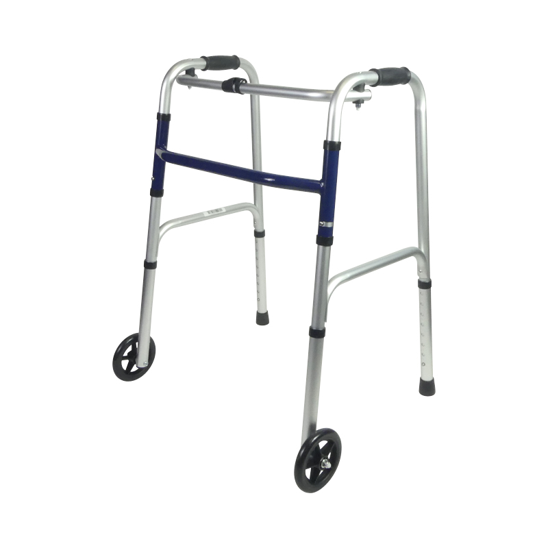 cadre de marche pliant à roulettes