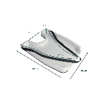 Fiche technique du plateau lave-tête pour fauteuil, dimensions 44 x 32 cm - réf. 812055