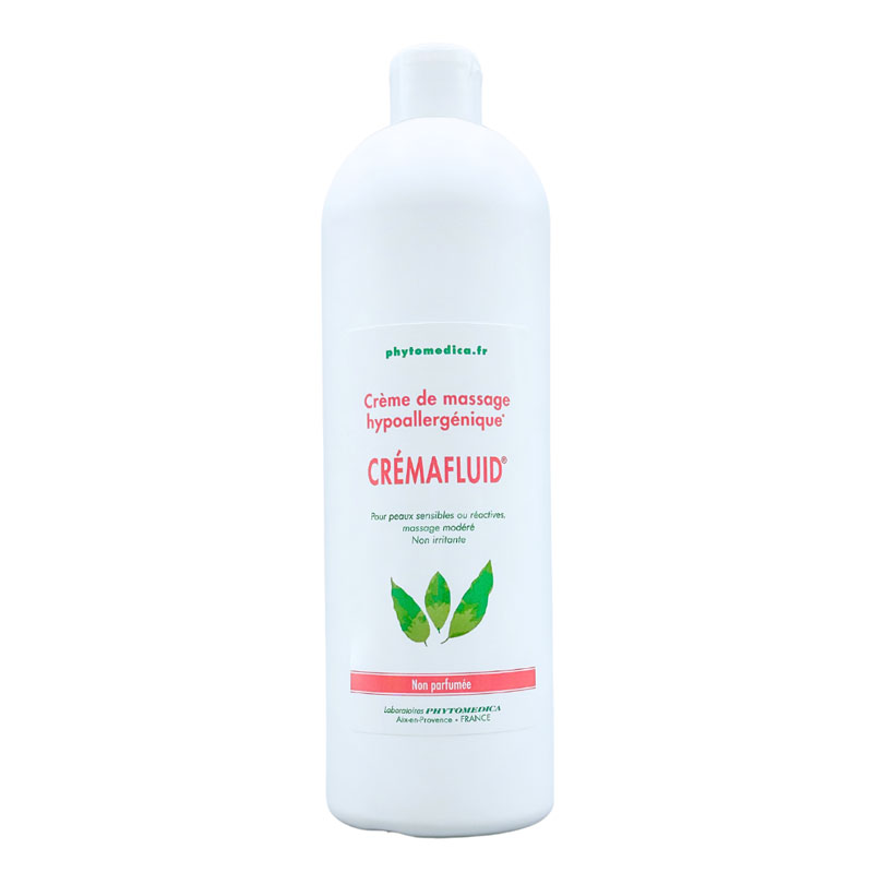 crème grasse pour massage modéré, non parfumée