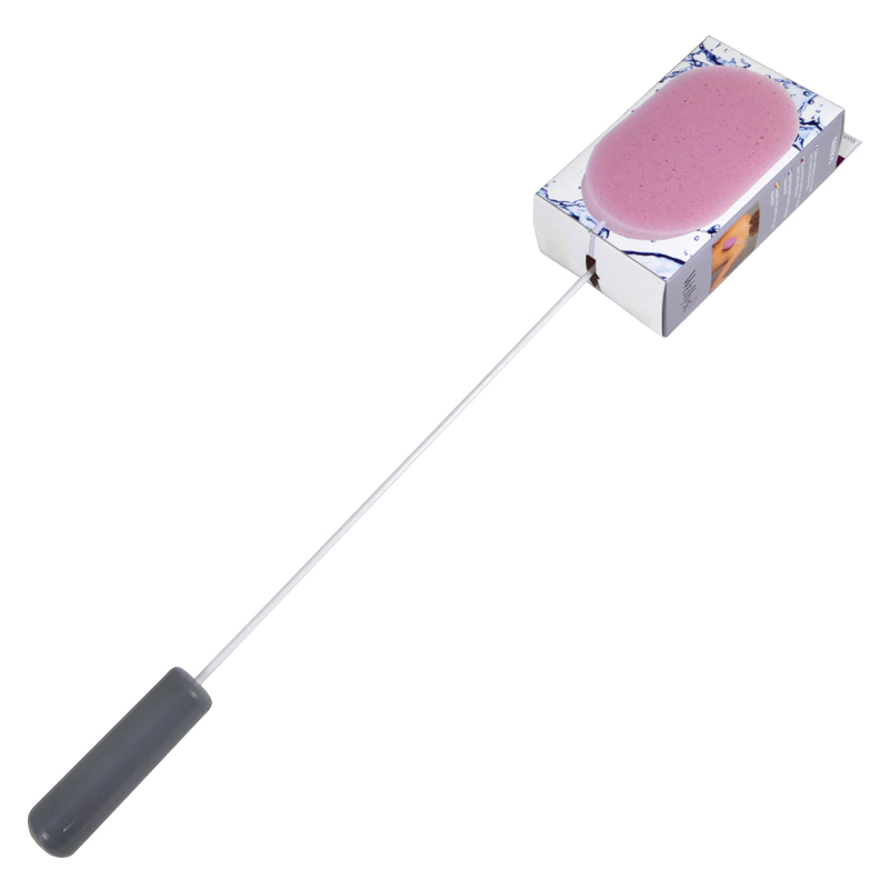 Eponge à long manche pliable packaging