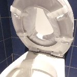 Sur-lunette confort ambiance sur une lunette de toilette