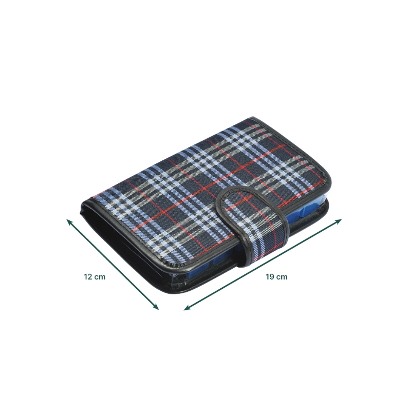 Fiche technique et dimensions de la pochette pilulier semainier Ergo - réf. 817014