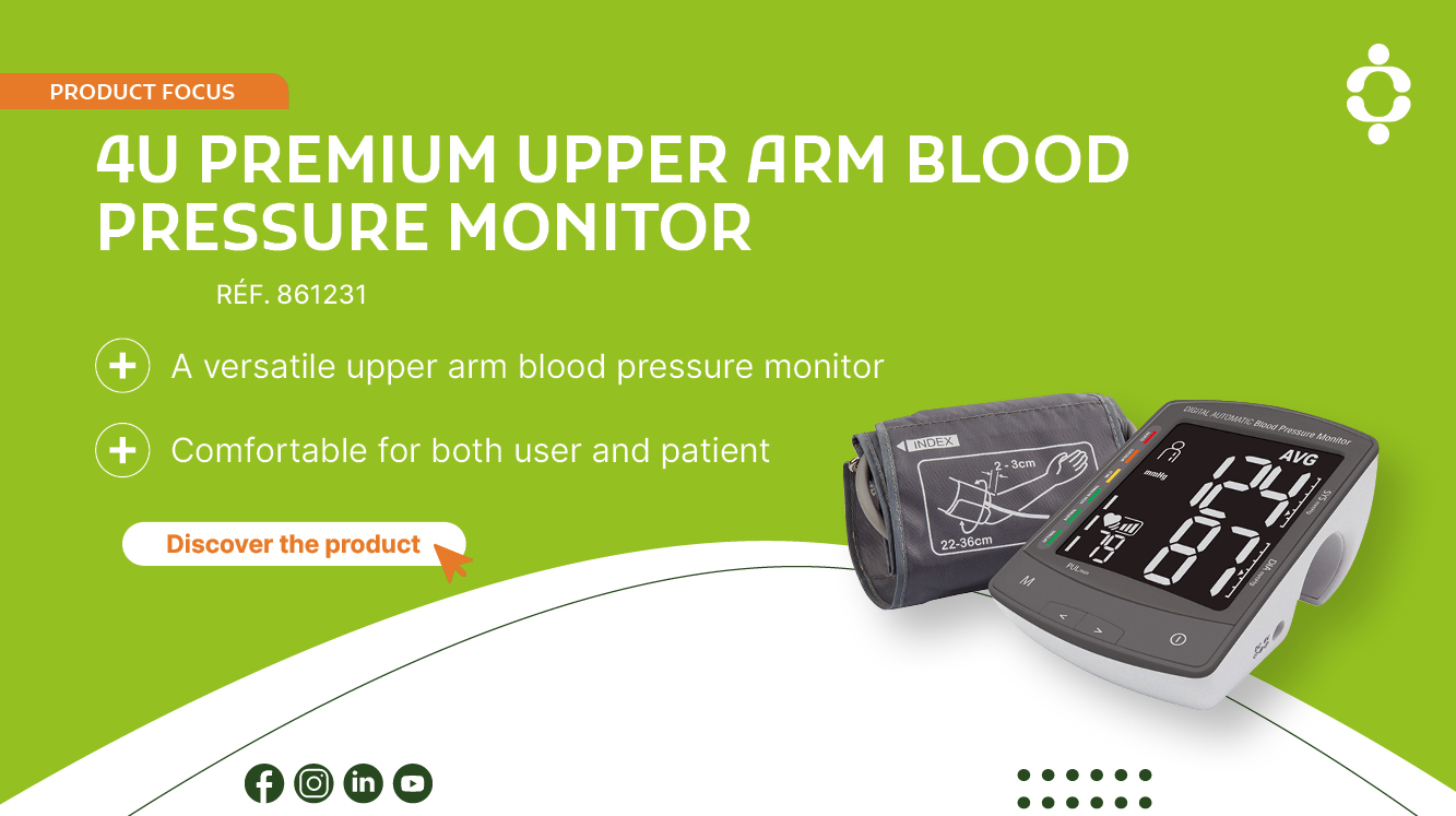 Discover our  4U PREMIUM UPPER ARM BLOOD PRESSURE MONITOR