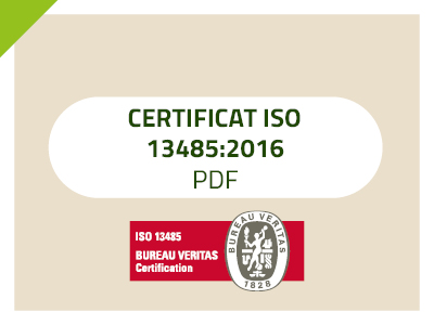 Certificat ISO 13485:2016