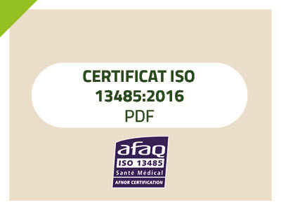 Certificat ISO 13485:2016