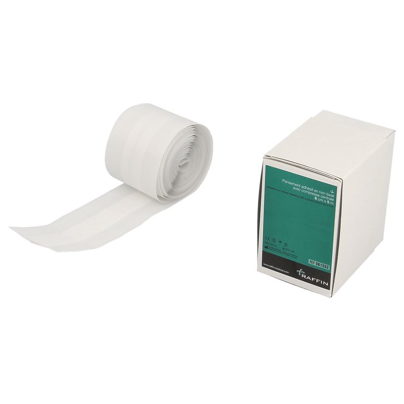 Adhesive bandage on a roll Raffin