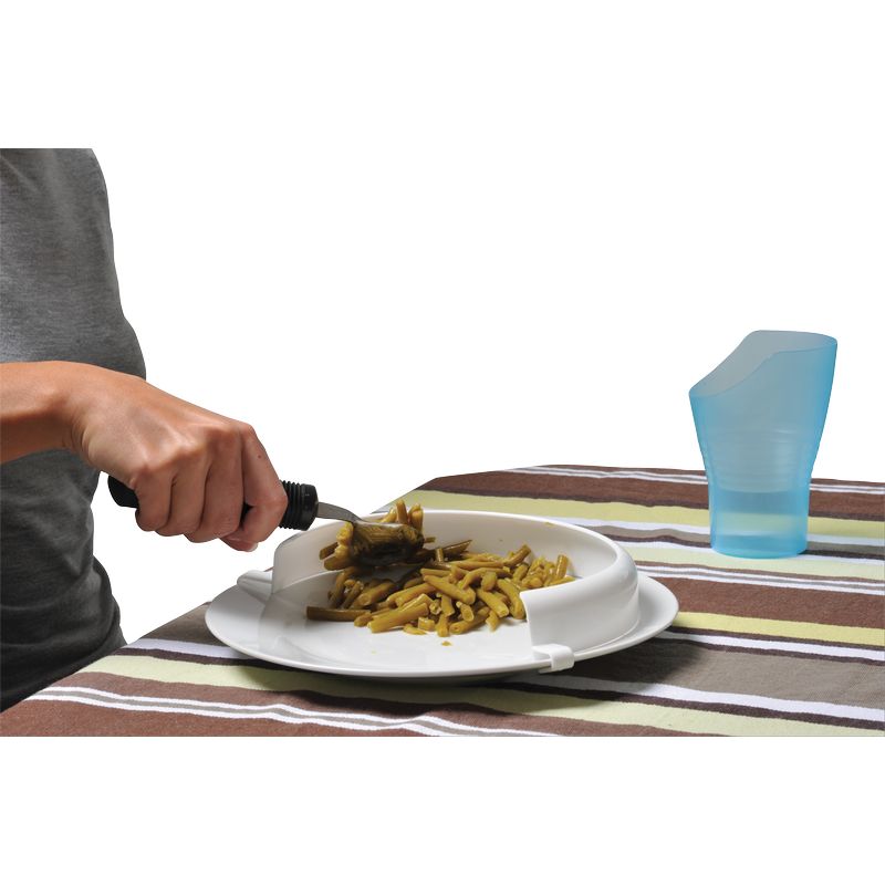 Rebord d'assiette incurvé : évitez les débordements de l'assiette