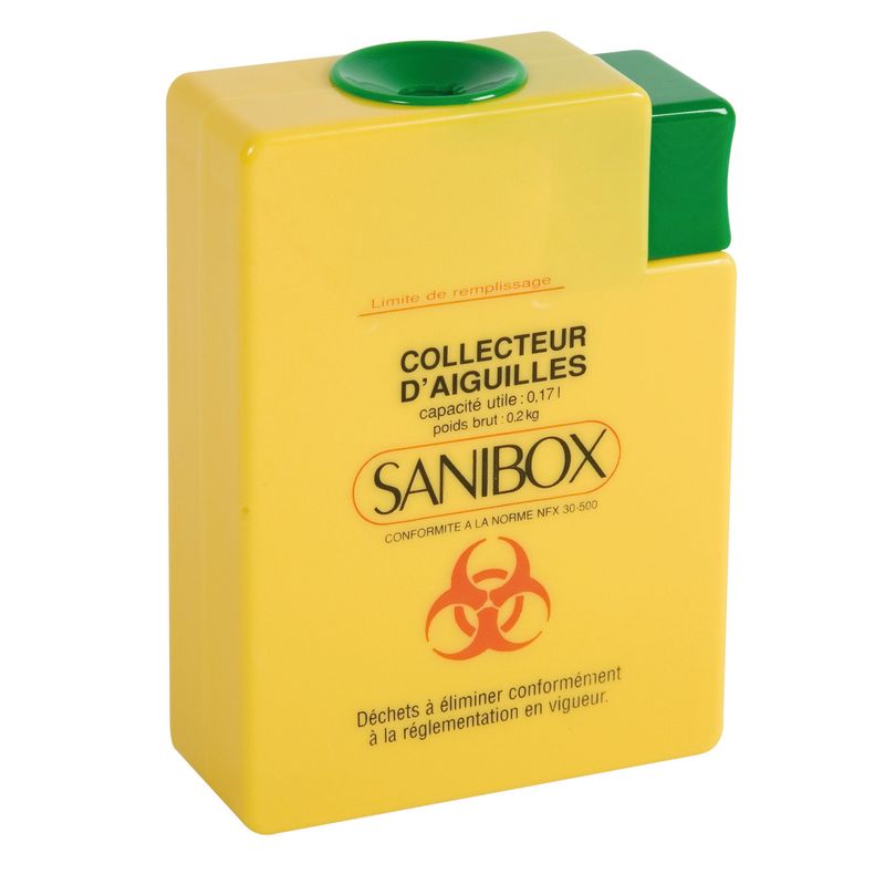 Sanibox needle collector