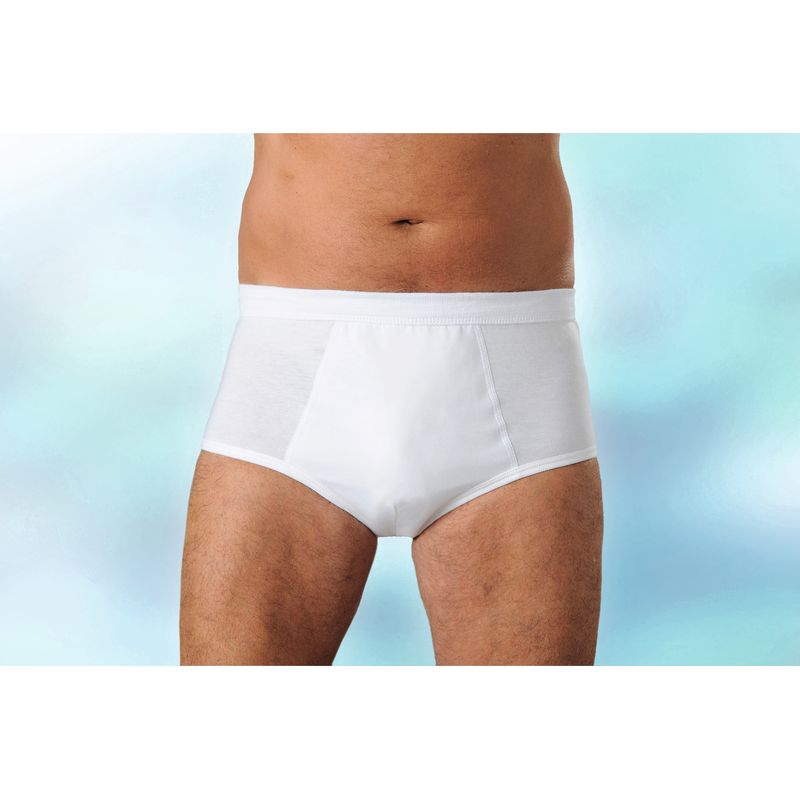 Men's closed underwear white